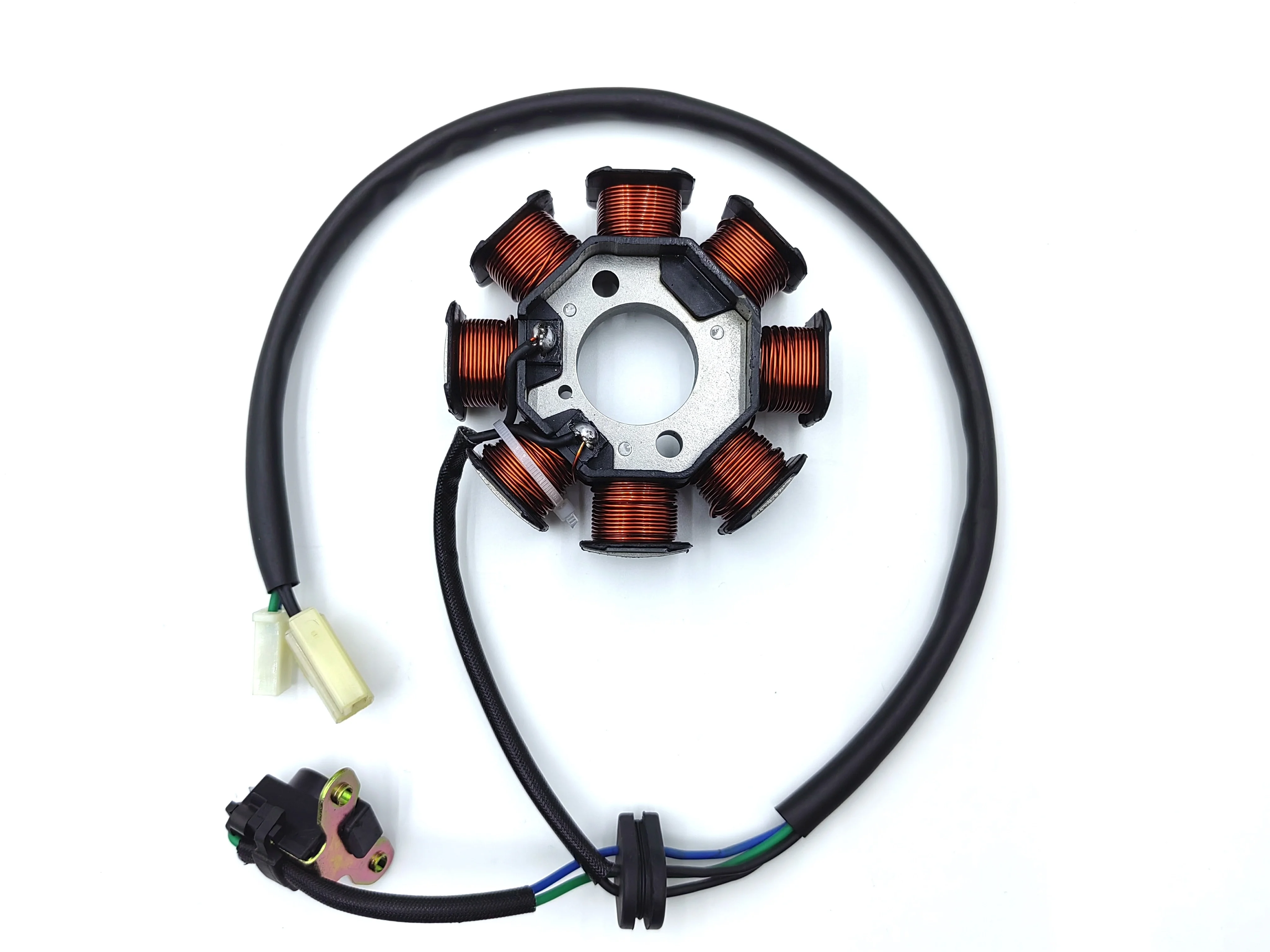 Motorcycle Stator Ignition Coil, High Quality stator Laminated Copper Coils  for Suzuki GS 110 8 pole