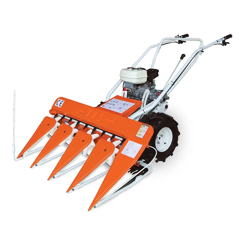 Walking Tractor Reaper Mini Rice Wheat Harvester Rice Cutter Hand Machine Small Rice Harvesting Machine