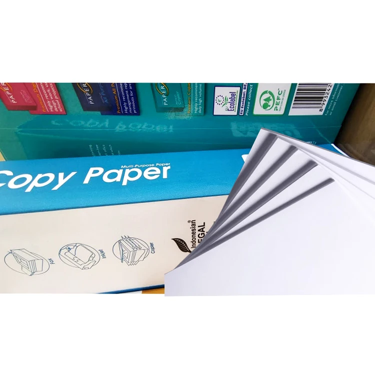 China Factory Cheap  A4 Paper 70 80 gsm Best Quality Double A4 Paper A4 Copy Paper 80gsm For Printing