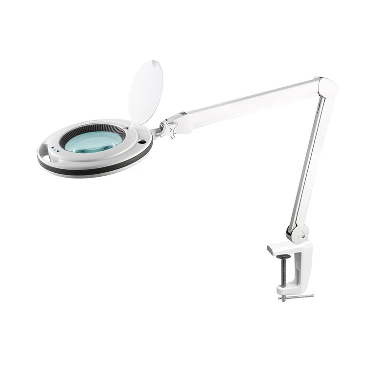 Top sell China clamp eyelash extension led lamp magnifier light led beauty salon nail equipment magnifying lash beauty lamp