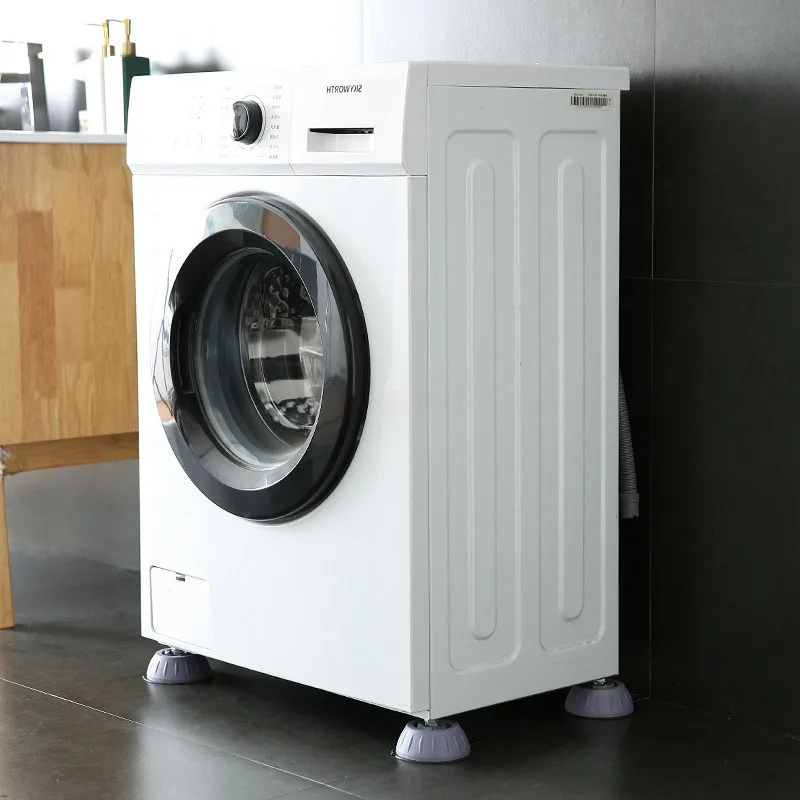Noise Reducing Washing Machine Feet Stabilizers, Rubber Anti-Vibration Pads, Washer Stand Accessories for Stability and Noise R
