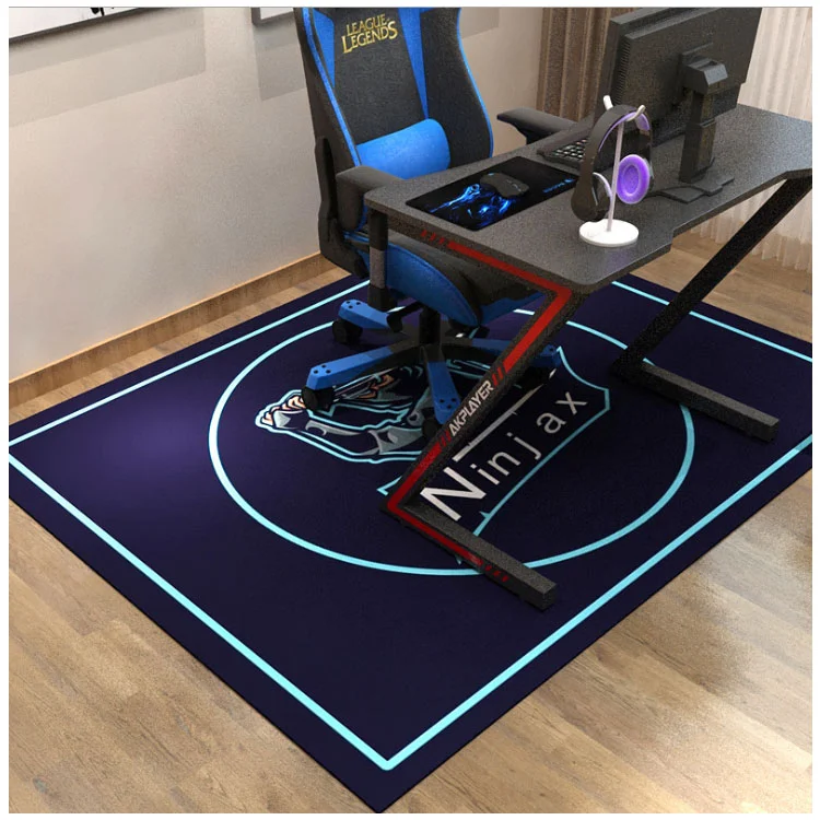 Tigerwings Office standing E-Sport Gaming Desk Chair rubber Floor Mat,Non-slip gaming floor mat
