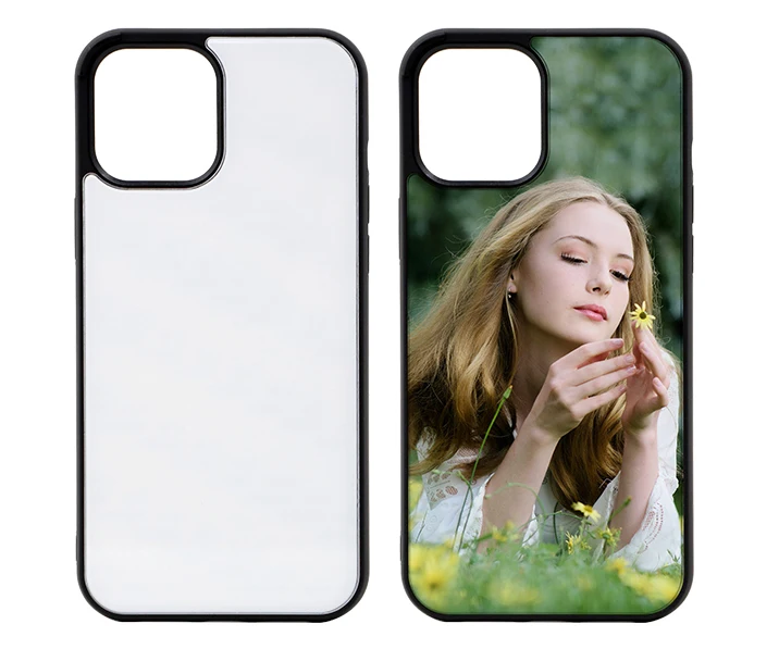 Sublimation Mobile Covers Sublimation 2D TPU+PC Cell Phone Cases Blank Sublimation Phone Case For iPhone 12