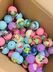 Plastic Surprise Egg Capsule 50mm Vending Capsule Toys For Children