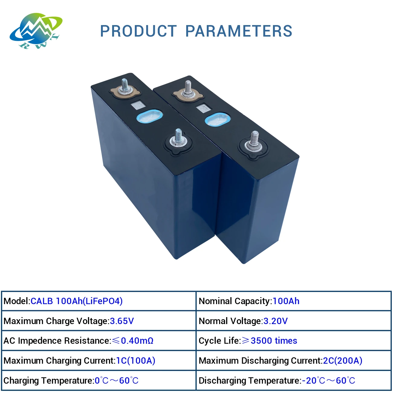 RWT Lifepo4 Lithium Iron Phosphate Battery Pack 3.2V 12v 24V 36V 48V 60V 72V 100ah 200ah 300ah Lifepo4 Lithium Ion Battery