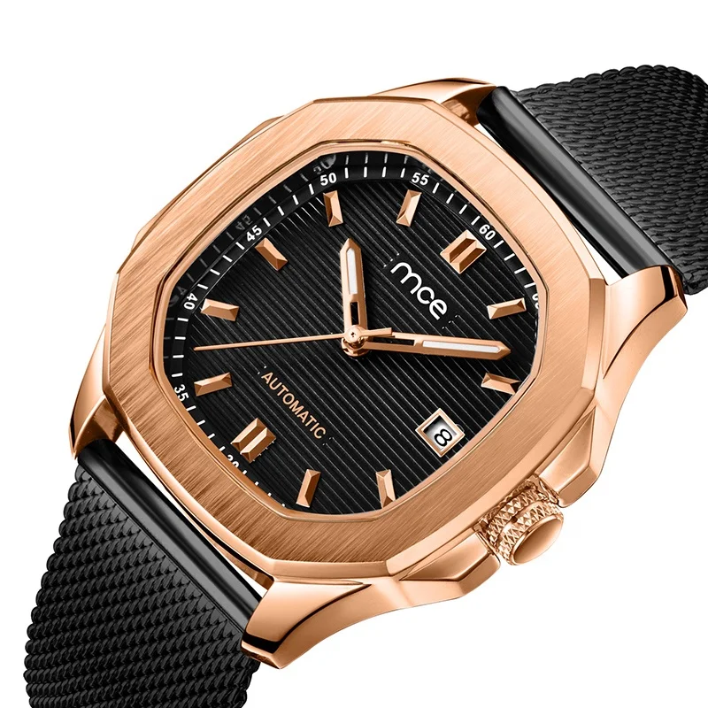 New Trend FOKSY Own Patent Square Automatic Man Watch Perfect Luxury Manufacturer in China