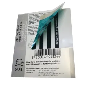 front side adhesive PET material hologram hot stamping motorcycle vehicle car sticker