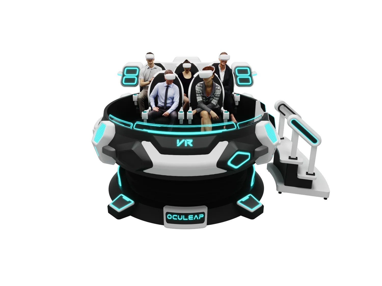 VR 9D Magic UFO 6 DOF платформа симулятор VR/AR/MR оборудование с монетами и кредитными картами платежные системы для пяти человек