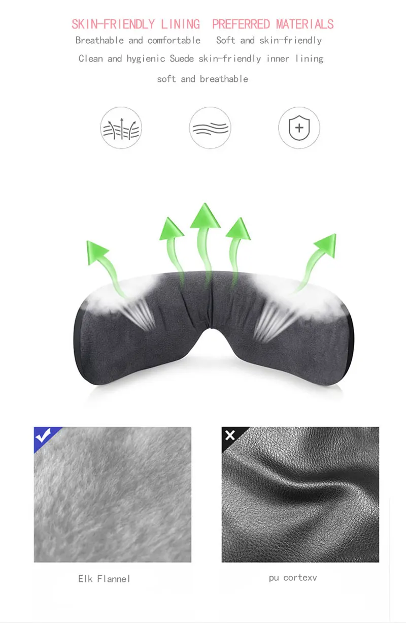 Smart Electric Eye Massager Facial Massager with Compression and Heat  for Headache