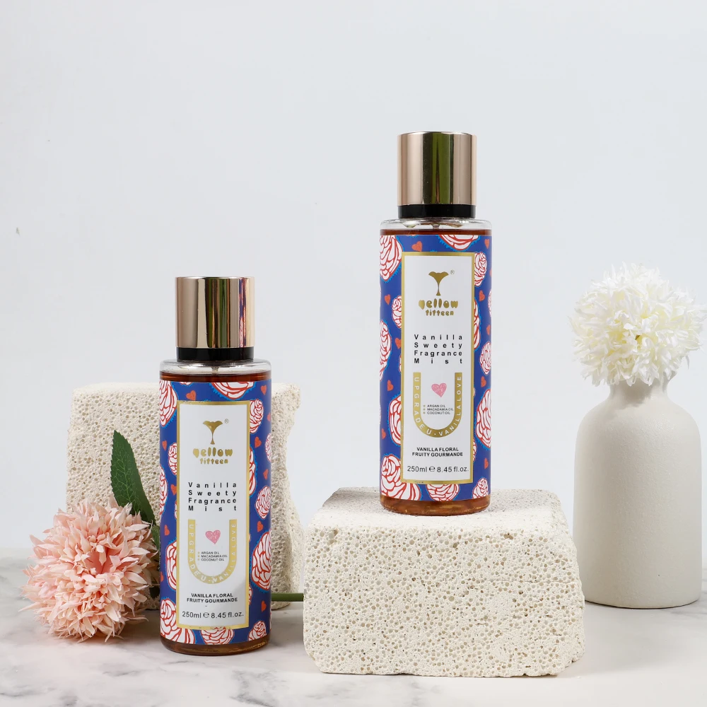 factory price Custom Logo fragrance mist for skin Hair Repair and Care vanilla