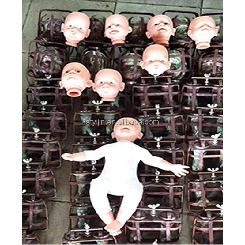 Pvc toys Baby Doll Model Brass Duck Jumping horse Mould Resin Mannequin model Molding