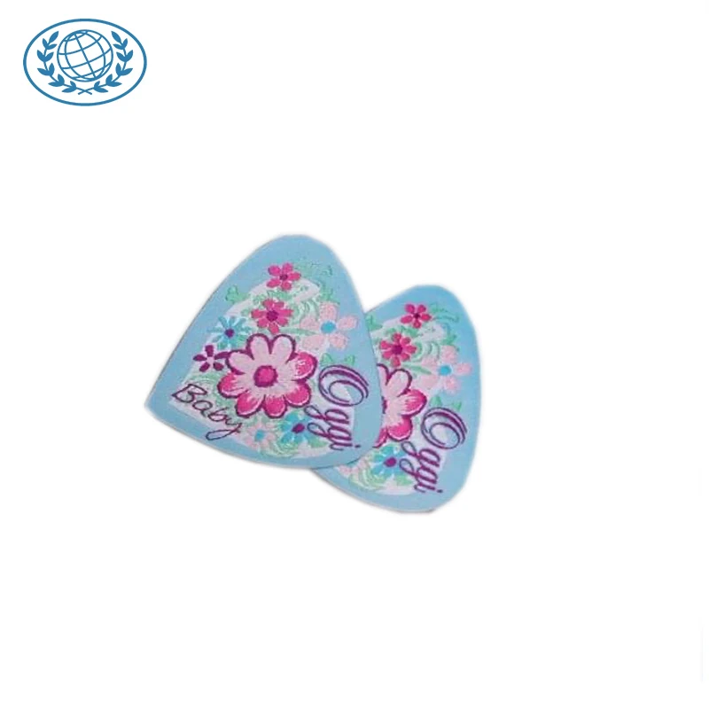 
Custom iron on small patches for hat 3d print tshirt clothing patch printed fabric woven label custom printed eco fabric garment 