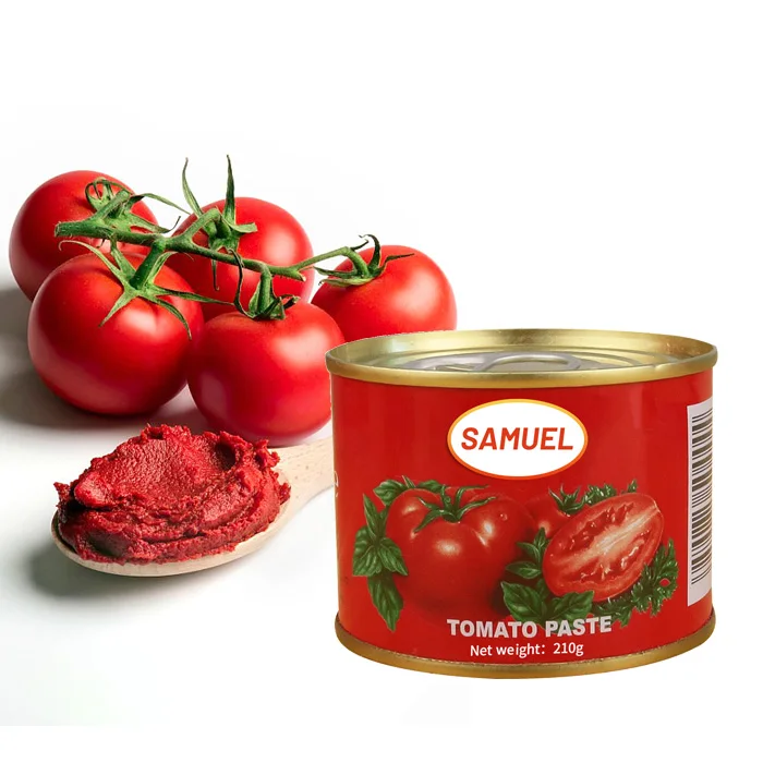 210g Canned Tomato Paste 28% Tin Tomato Paste for Buyer Tomato Paste Distributors
