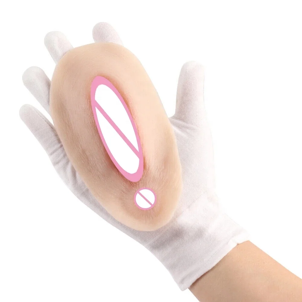 Fake men to woman Artificial camel toe crossdresser vagina pads silicone boy to girl male cosplay gaff penis hiding pads