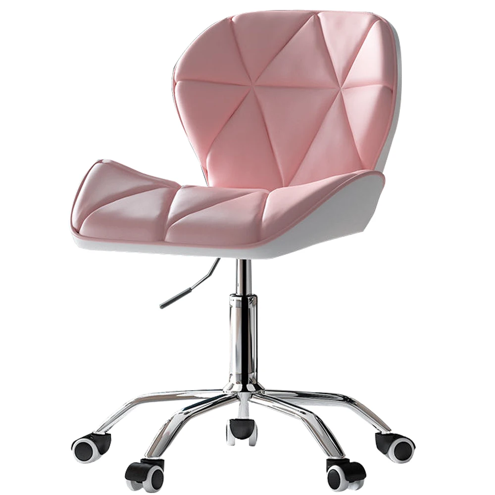 Modern Bar Furniture Pink Leather Swivel Bar Stool Tops Modern Bar Stool for Kitchen