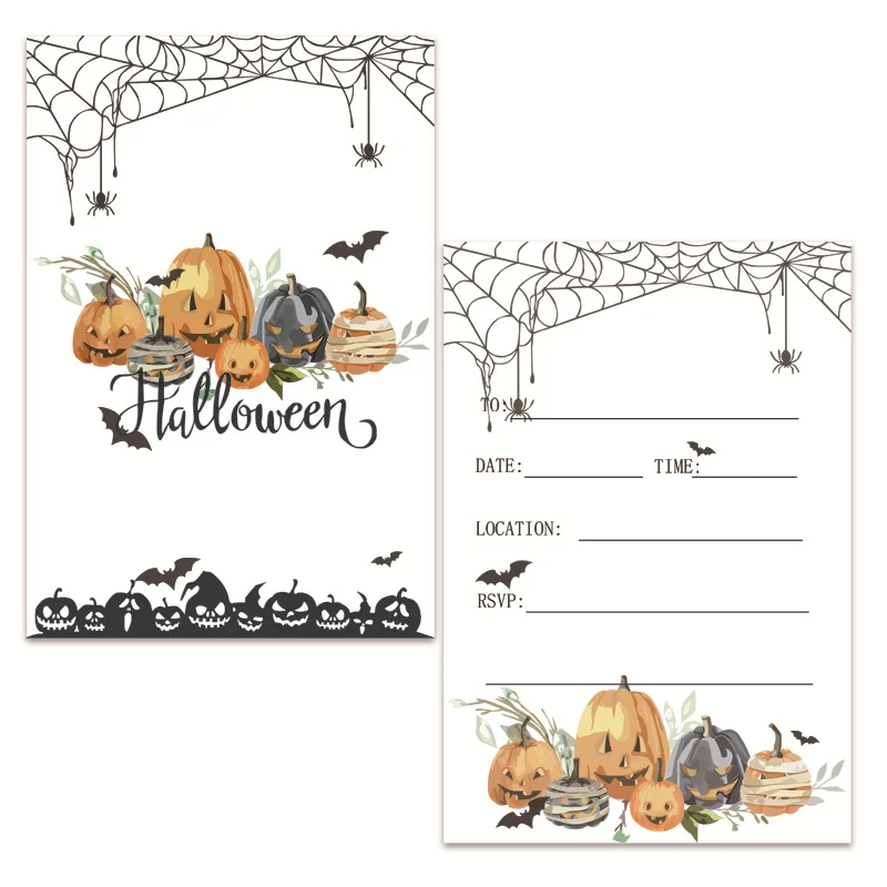 Wholesale Eco-Friendly Congratulatory Postcards Creative Pattern Square Party Themes Positive Affirmations Invitation Cards