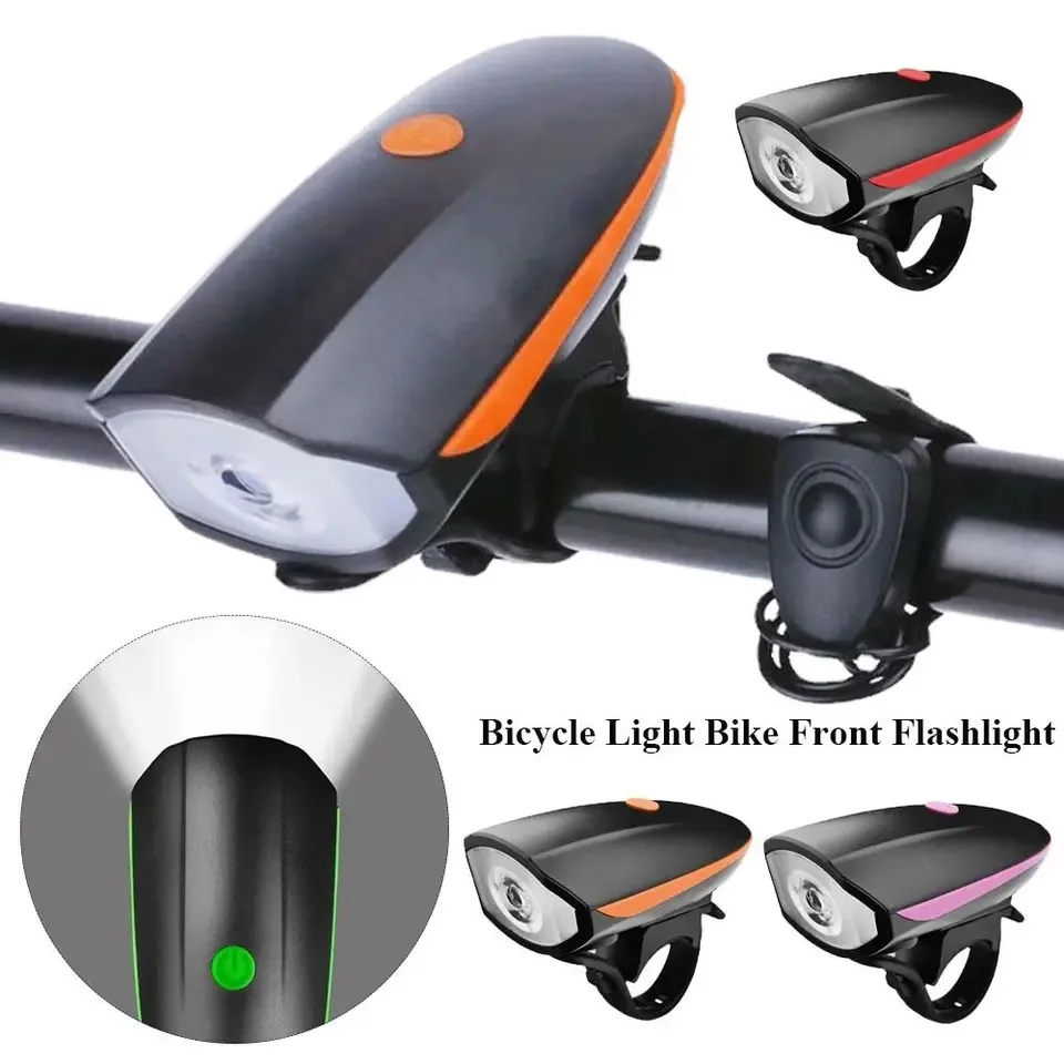 Hot High Brightness USB Rechargeable Waterproof LED Bike Cycle Bicycle Front Light with Tail Rear Back Lamp Set For Night Riding
