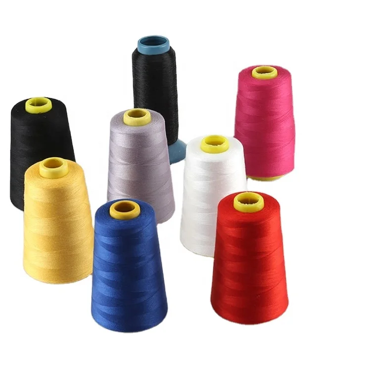 30/2 1000 yards fantastic quality polyester sewing threads for sewing supplies raw white and dyed color available