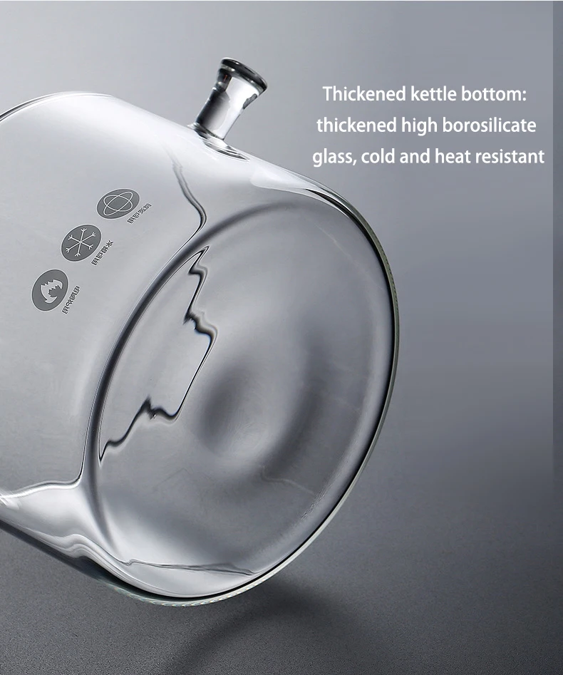 Прозрачная термостойкая Бытовая кастрюля для приготовления супа объемом л/л, стеклянная кастрюля для приготовления пищи, прозрачные кастрюли для приготовления пищи
