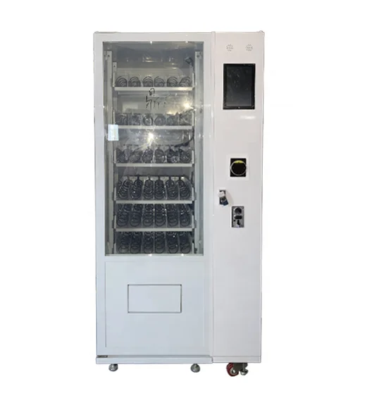 Slim vending machine with refrigerator combo drinks & snacks vending machine Adult products 36 slots