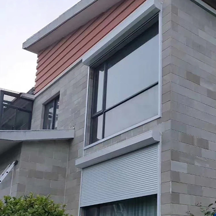 Manufacturer Smart Outdoor Roller Hurricane Shutters Sunproof Aluminum Roll Up Exterior Hurricane Shutters For Windows