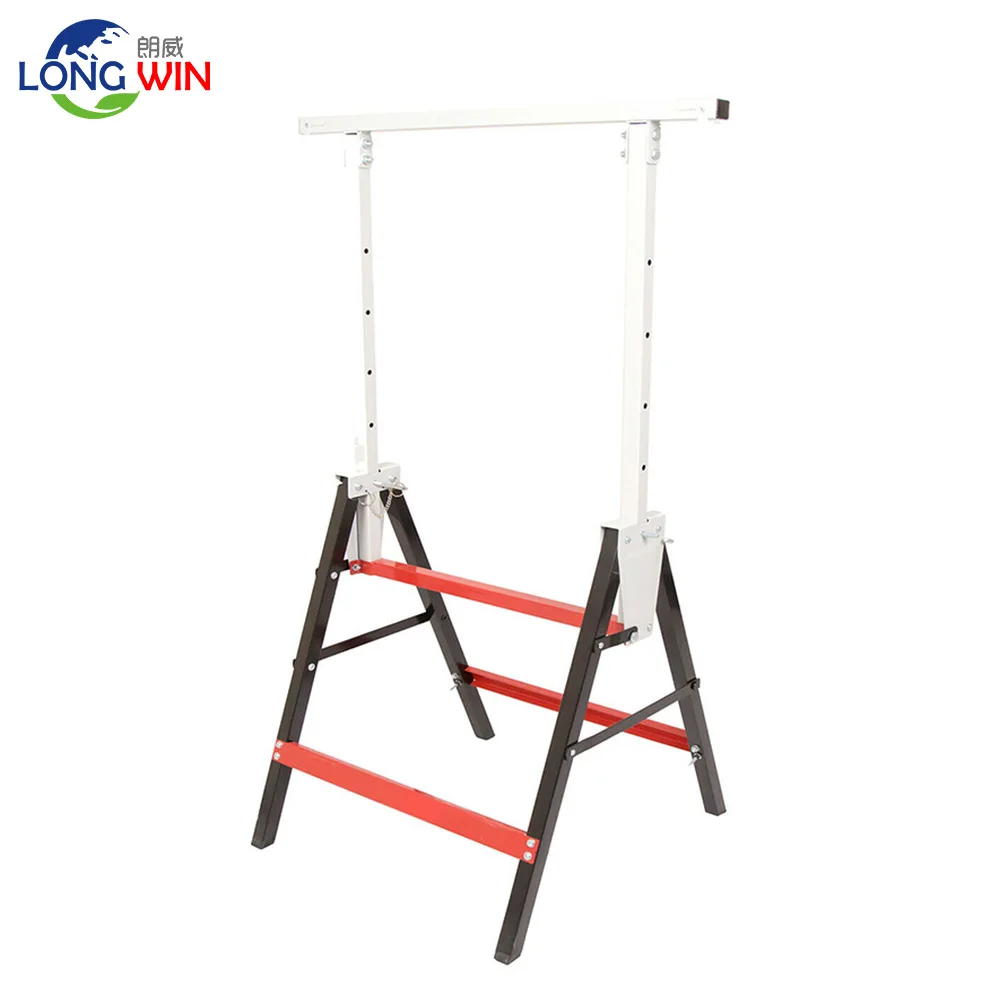 Two legs Sawhorse Portable Folding Workbench Work Station Telescopic Saw Horse