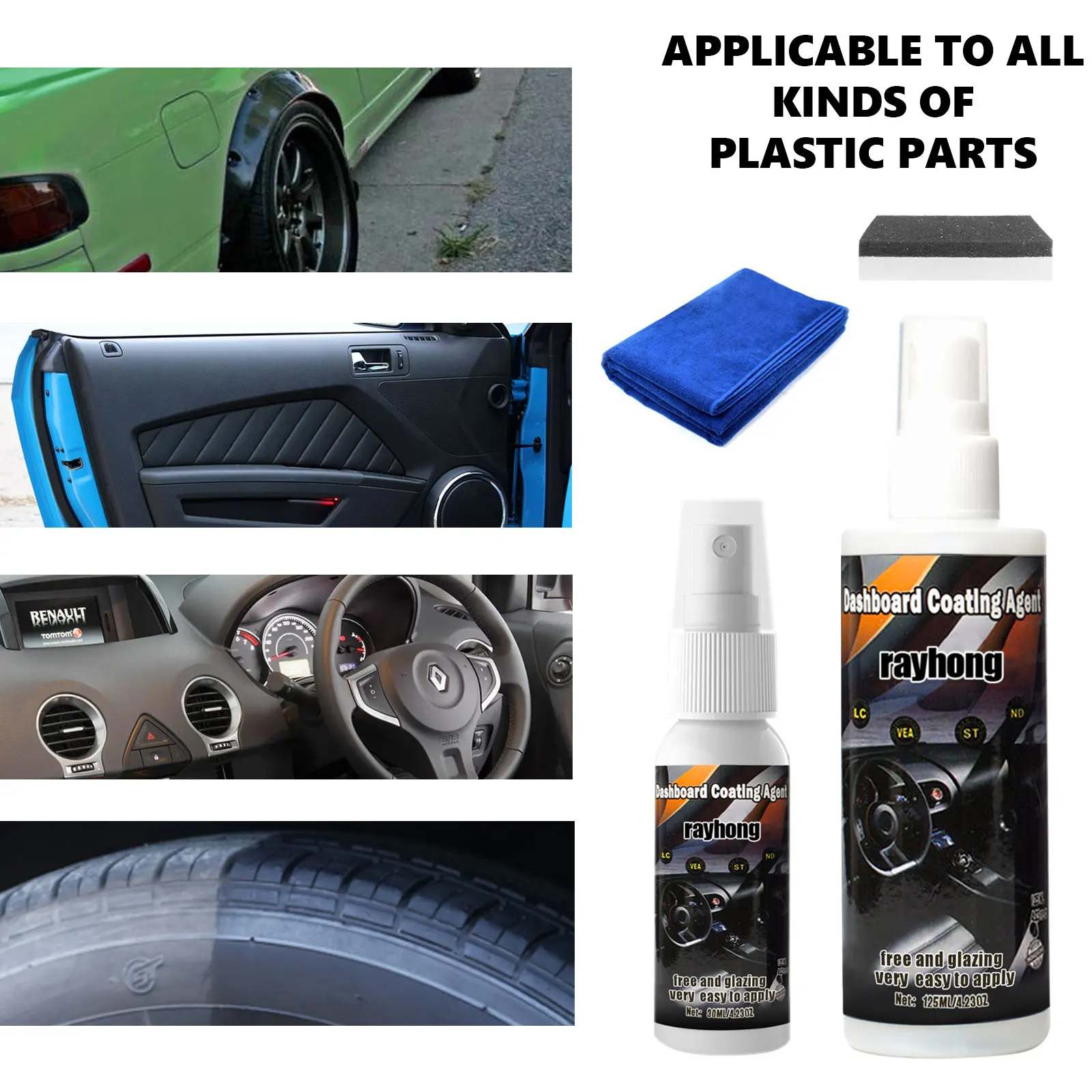 Car Retreading Agent Instrument Panel Automotive Interior Plastic Part Retreading Cleaning Agent