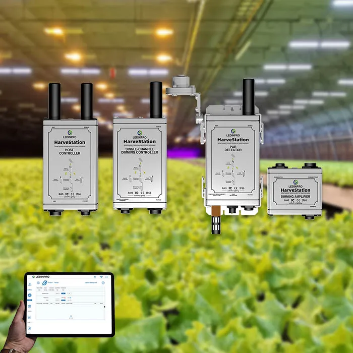 smart hydroponic indoor farm led greenhouse lighting controller