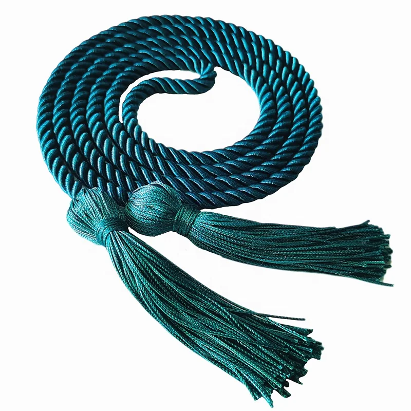 
Factory directly Wholesale solid color college graduation honor cords 