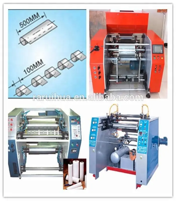 High Speed Vertical Type Automatic Stretch Film Winding Electrical Motor Rewinding Machine