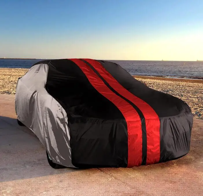 HOTO Car Cover For SUV Sedan Automobiles Waterproof Dustproof Windproof UV Cover Universal Car Protective Cover