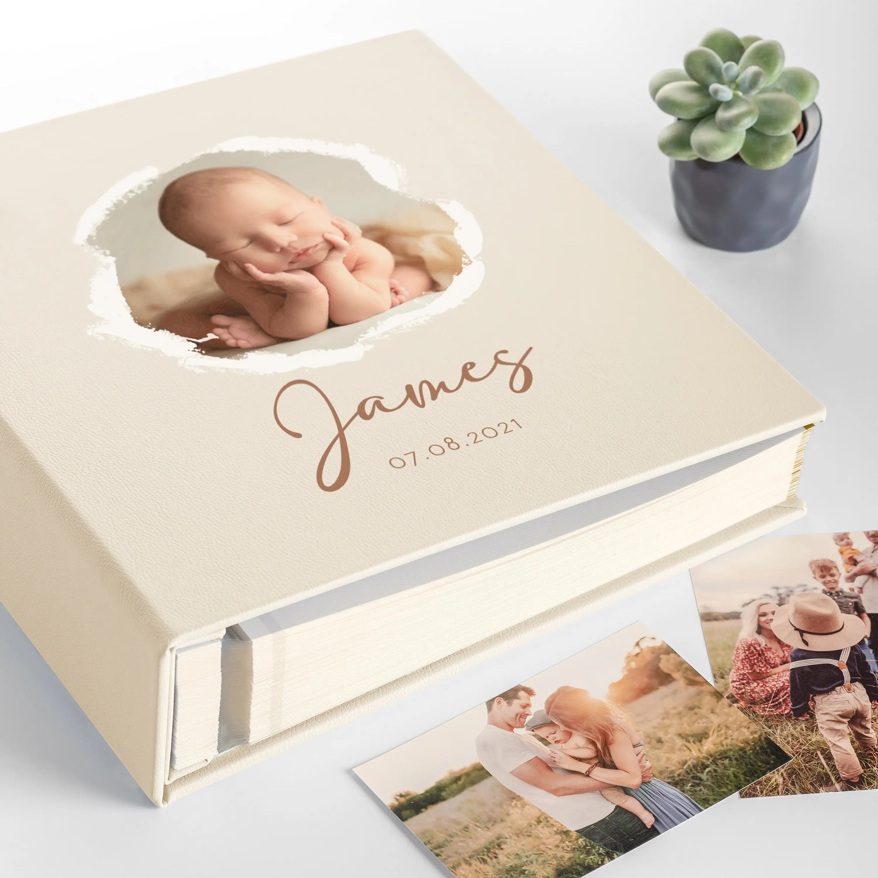 Wholesale Fabric Baby  Custom Photo Album Accessories Self-adhesive Baby Photo Album Photographs Pocket Personalised 4x6 Album
