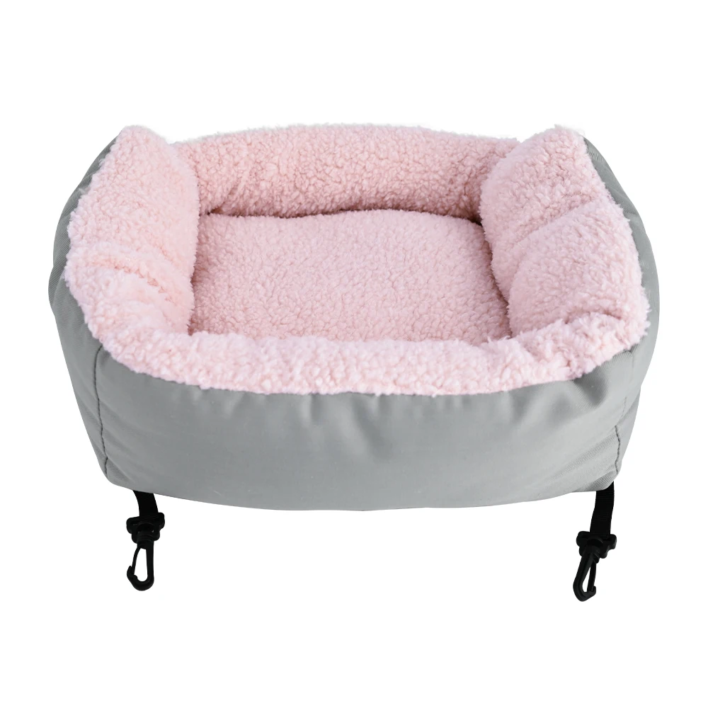 Small Animal Comfortable Sofa Bed Breathable Foam Linen Print Pattern with Oxford Fabric for Ferrets Hamsters Rats Chinchillas