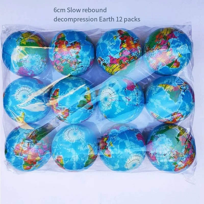 geographic educational toy May the world in Peace international activities free gift the earth squeeze ball stress ball