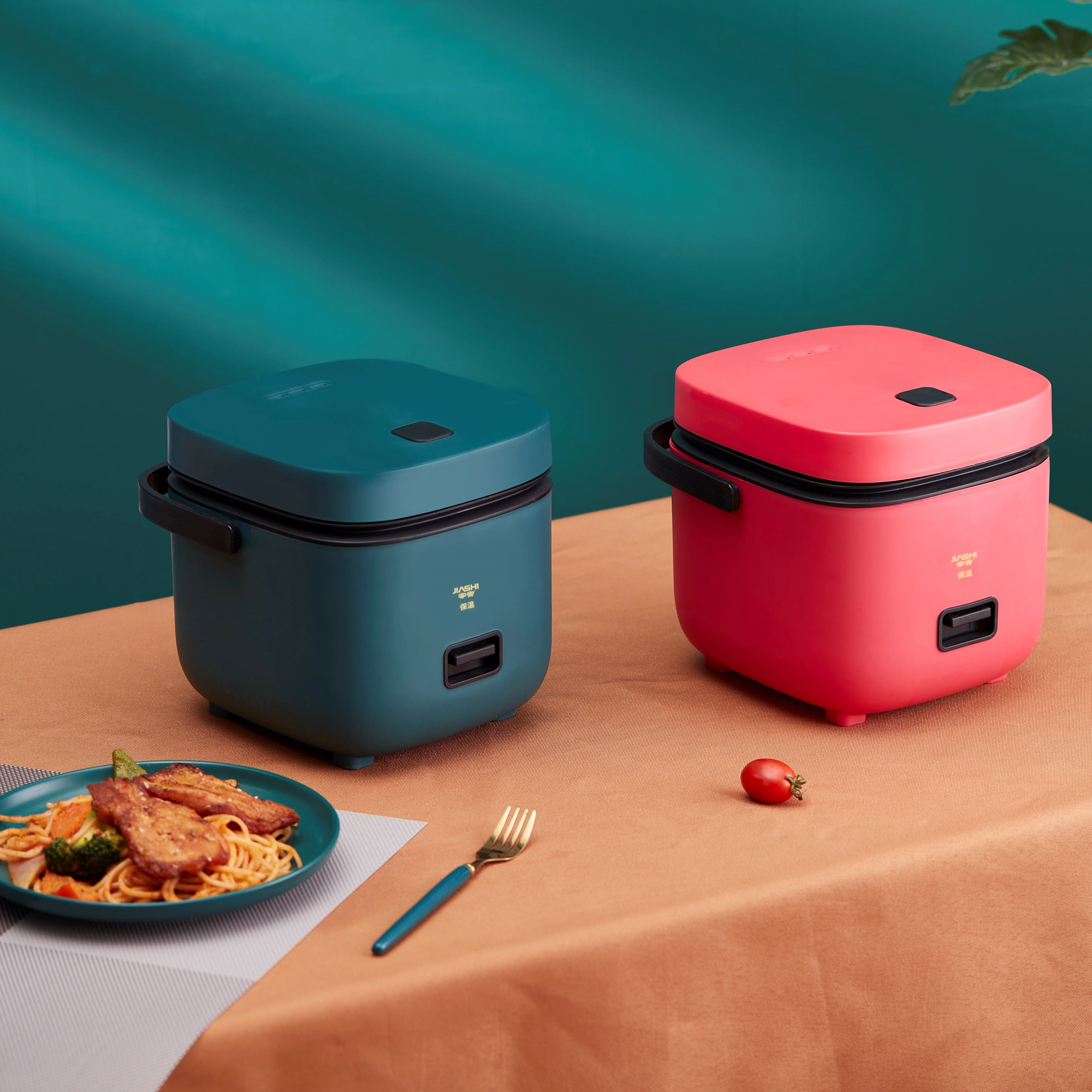 Household small 1.2L capacity mini rice cooker one-key start 220V power supply LCD display CE certification safety rice cooker