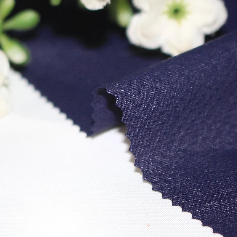 
20D+20D*20D+20D 4 way stretch nylon spandex fabric with embossing thin breathable waterproof and comfortable 