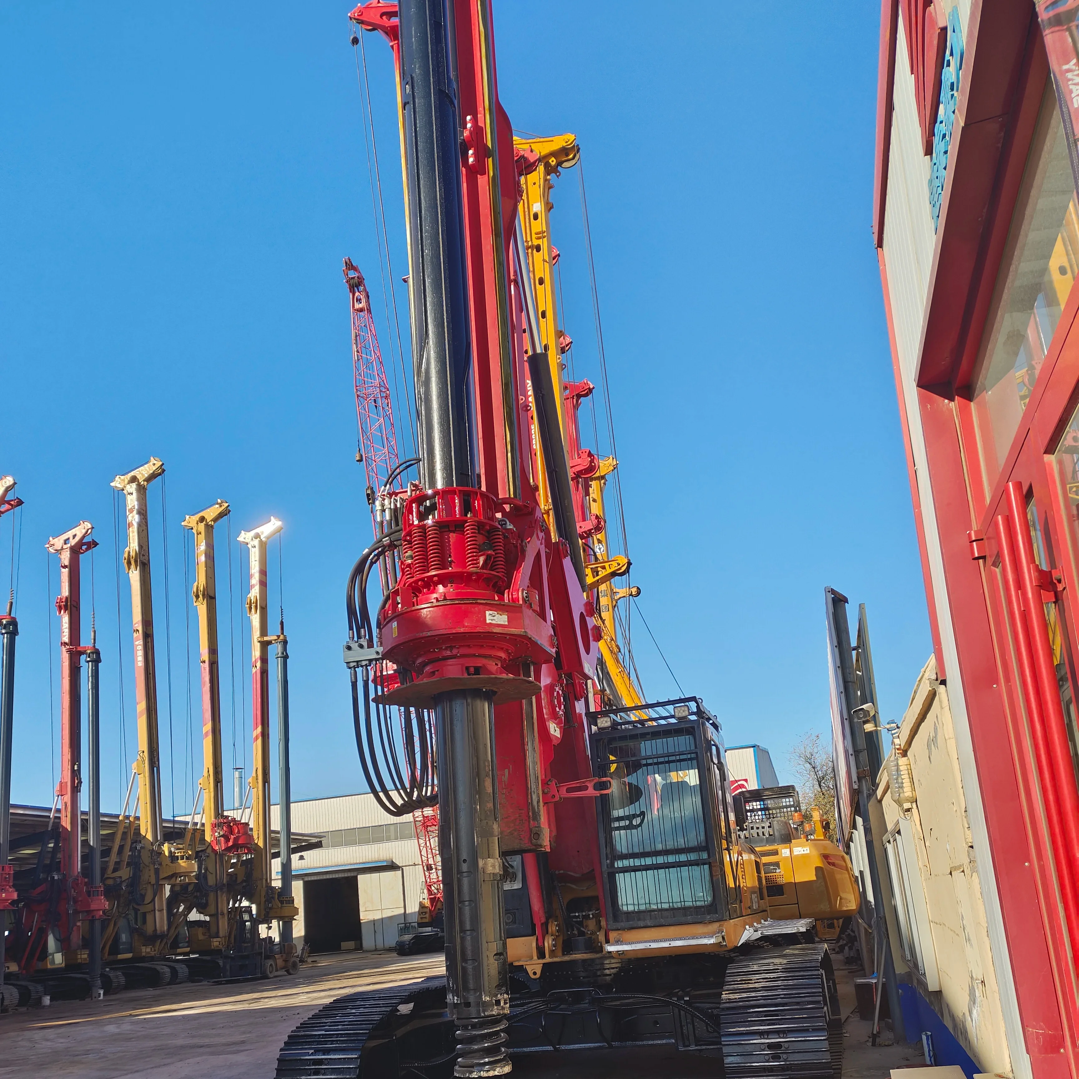 used SANNY SR155 rotary pile drilling rig hydraulic pilling rig for sale