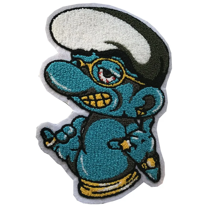 No Minimum Order Quantity Custom Brand Name Logo Chenille Letters Patches