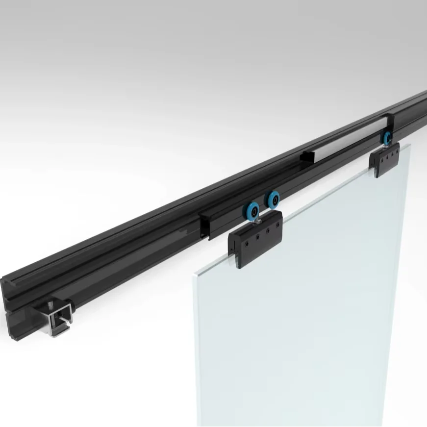 Super Slim Super Narrow Aluminum Profile 25mm Glass Partition Aluminium Automatic Sliding Door Slim Profile