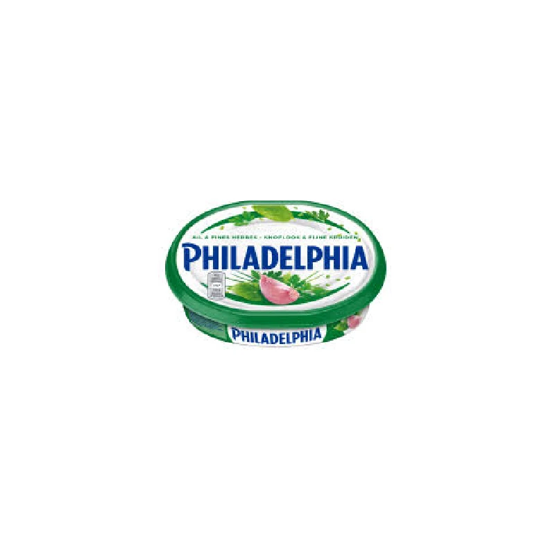 PHILADELPHIA Garlic & herbs vegetable fat flavor cream cheese