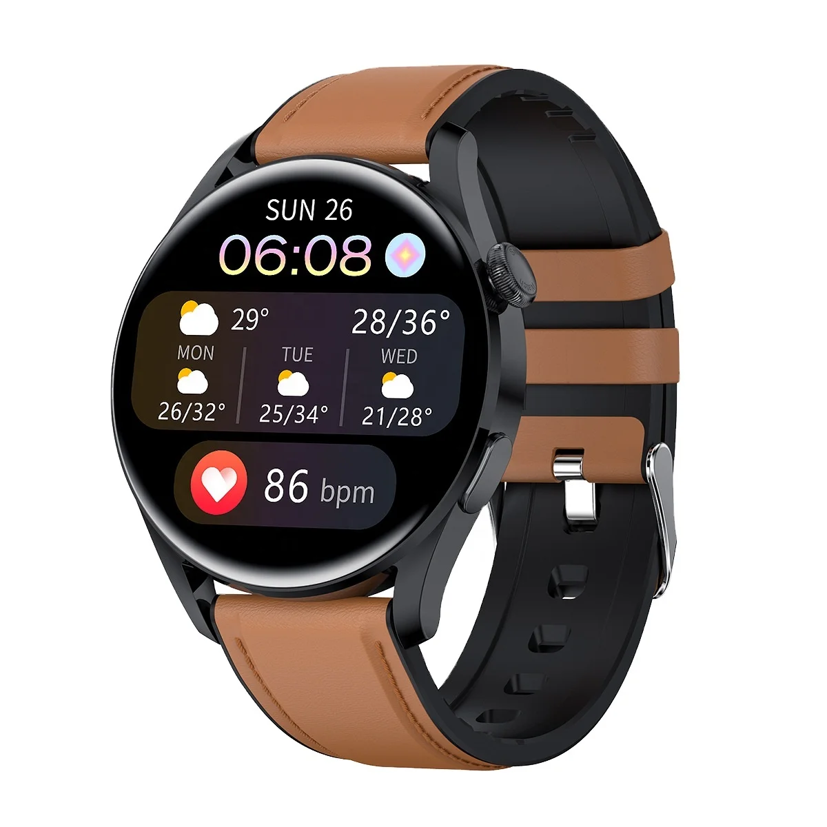 New Arrivals Smart Watch Independent Accurate Blood oxygen Temperature PPG+ECG w/ wireless charger Bracelet Fitness Tracker