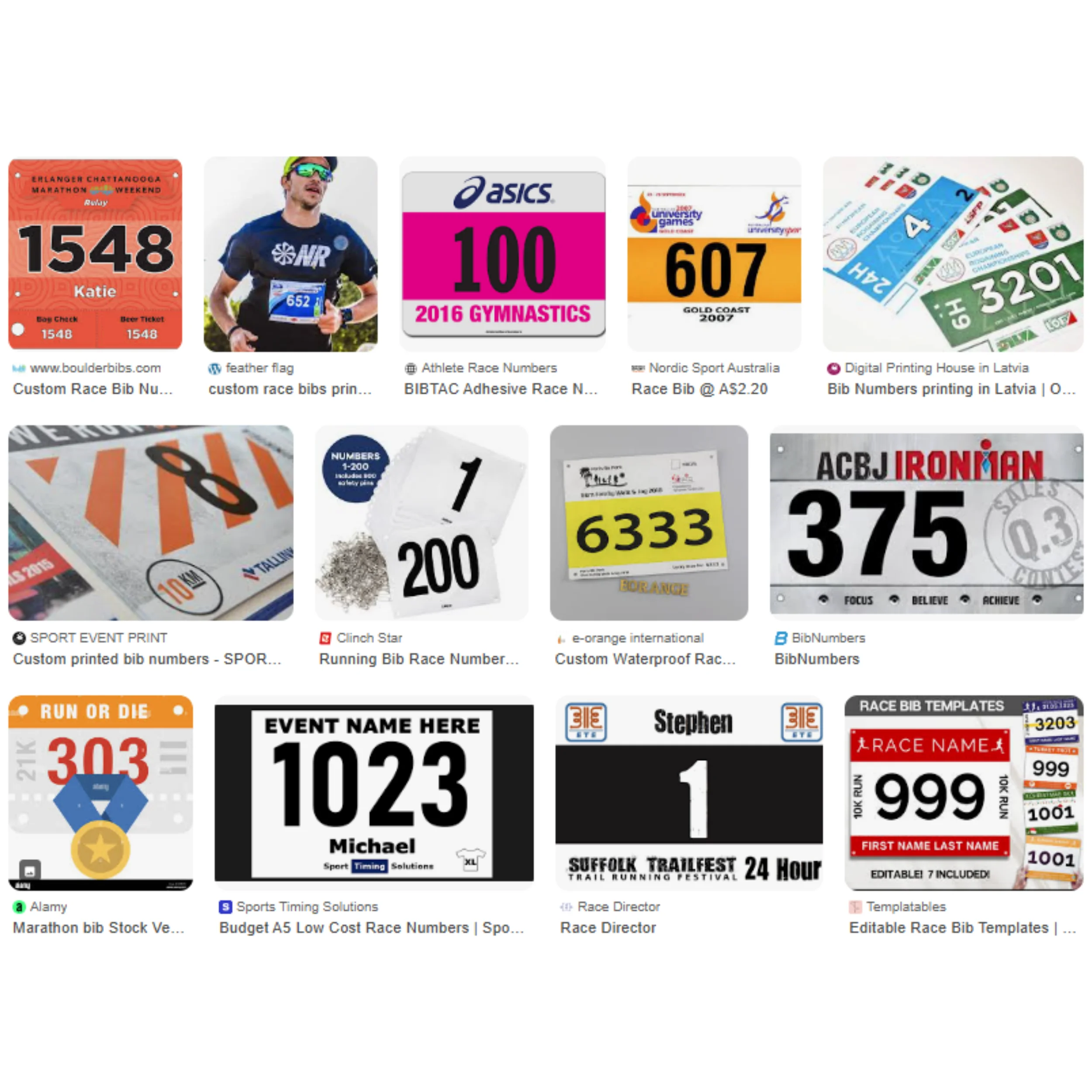 Race Bib Templates | With 7 Running Race Bib Templates Digital Running Printable, Racing Template tyvek wristband custom