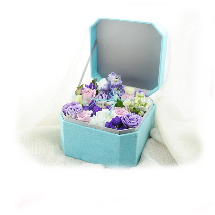 Romantic New Creative Multi Adjustable Soap Flower Basket Valentines Day Gift