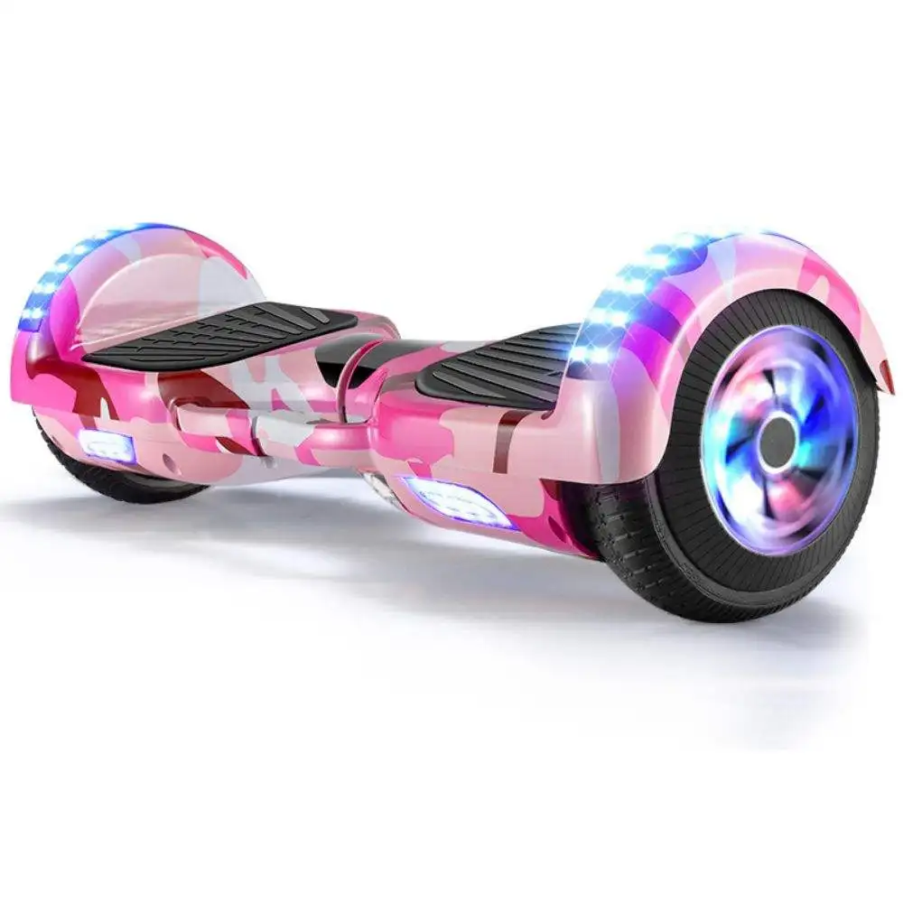 Wholesale Cheap Led Lights Electric Scooter 6.5inch Self Balance Board Scooter For Christmas Gifts Kids Self Balancing Scooter