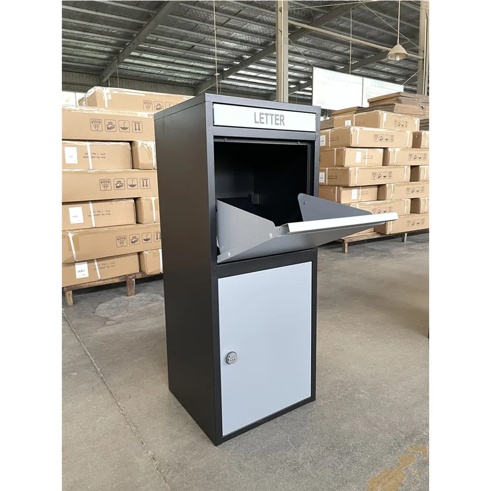 Outdoor Water Resistant Big parcel box Safe Lockable Delivery Box With Combination Lock