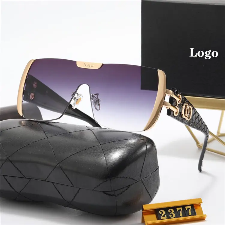 Famous Designer Eyeglasses Wholesale Price Luxury Colorful Gradient Lens Brand Design Ladies Shades Sunglasses