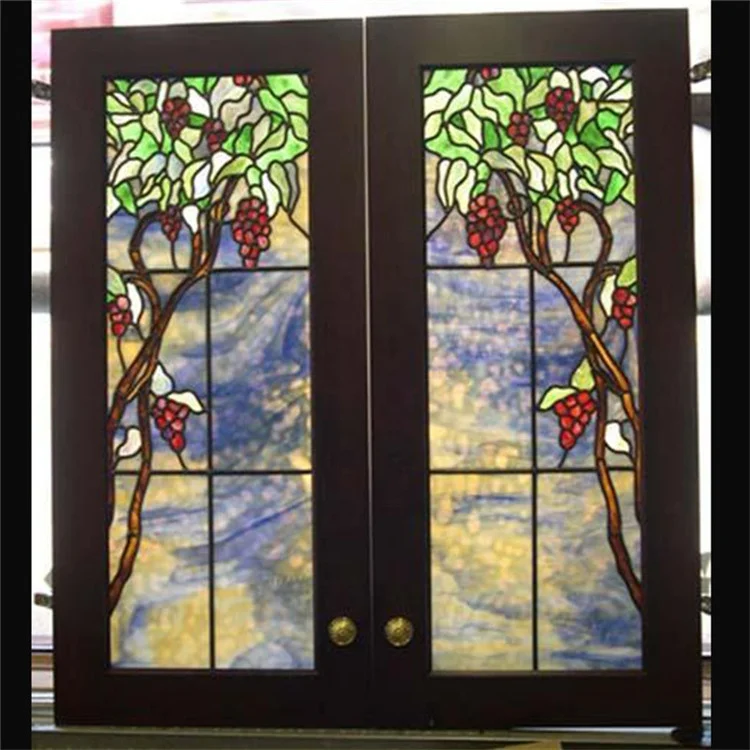 Customized Stained glass Tiffany stained glass Tiffany For windows  in niches with under-paneling
