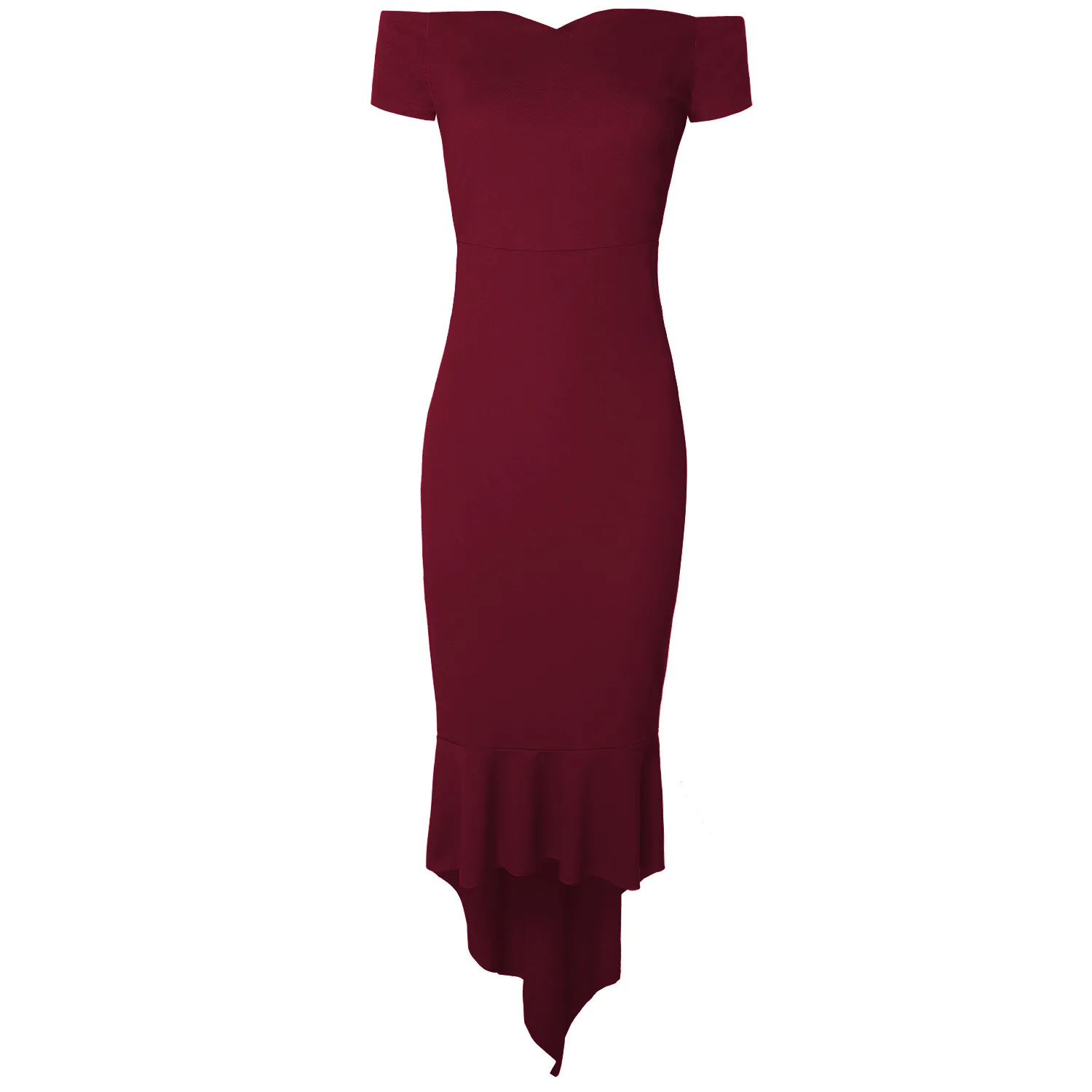 Elegant Sexy Off Shoulder Floral Print Evening Party Dress Women Summer Plus Szie Slim Ruffles Office Bodycon Mermaid Dresses