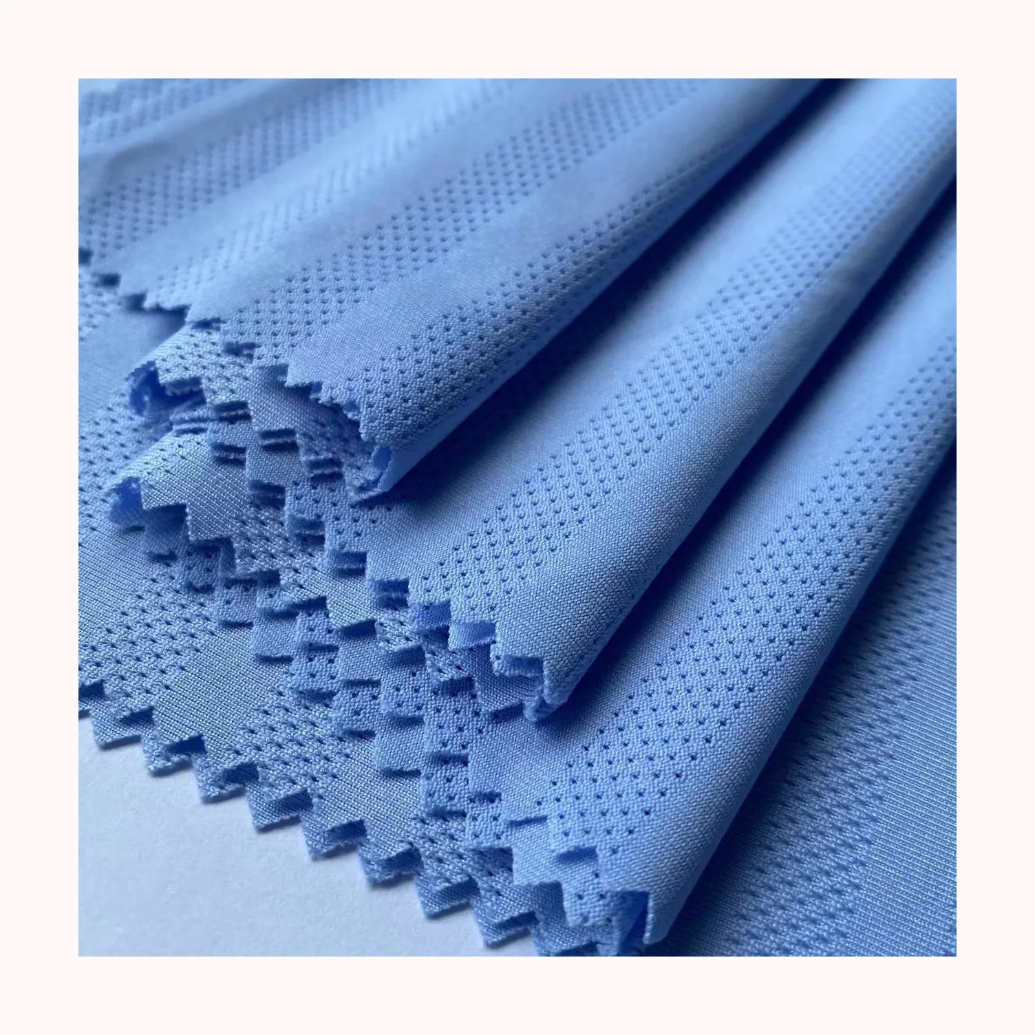 4 way Stretch Mesh Jacquard 88 Polyester 12 Spandex Microfiber Plain Dyed Sports Wear Solid Fabric