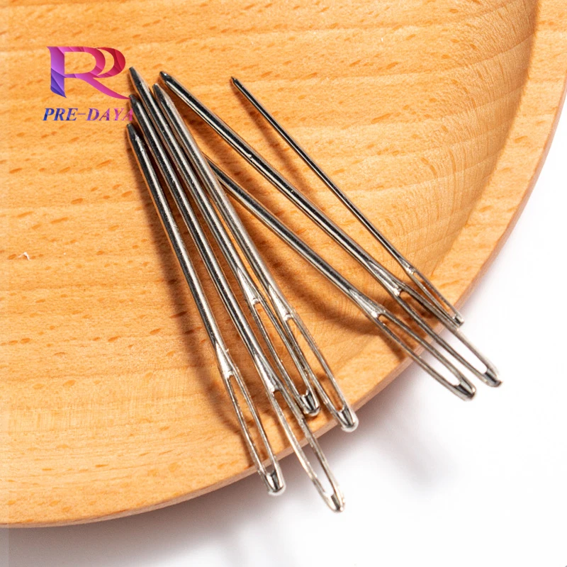 Stainless steel sewing needle large eye hand needle embroidery tip needle